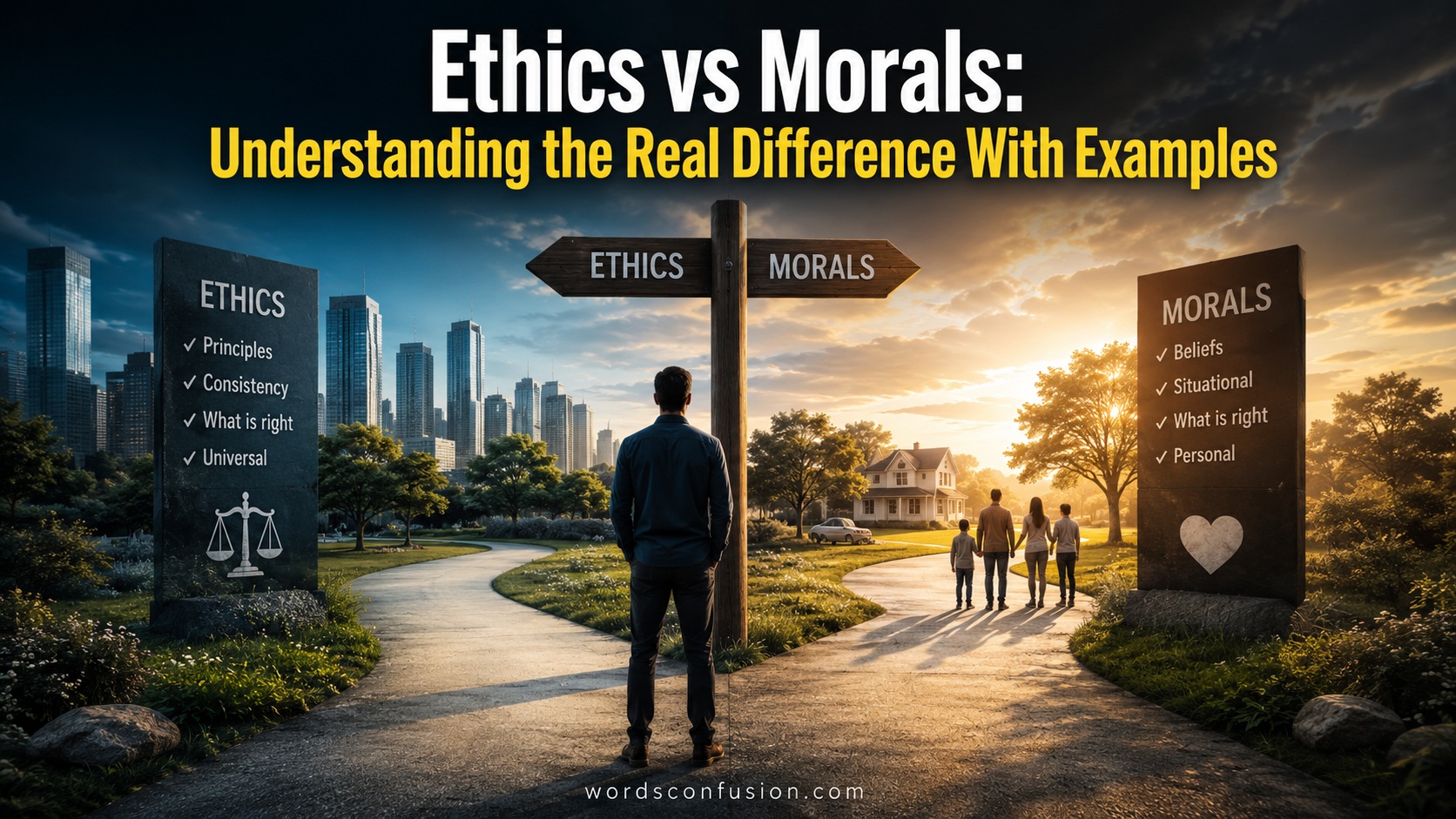 Ethics vs Morals