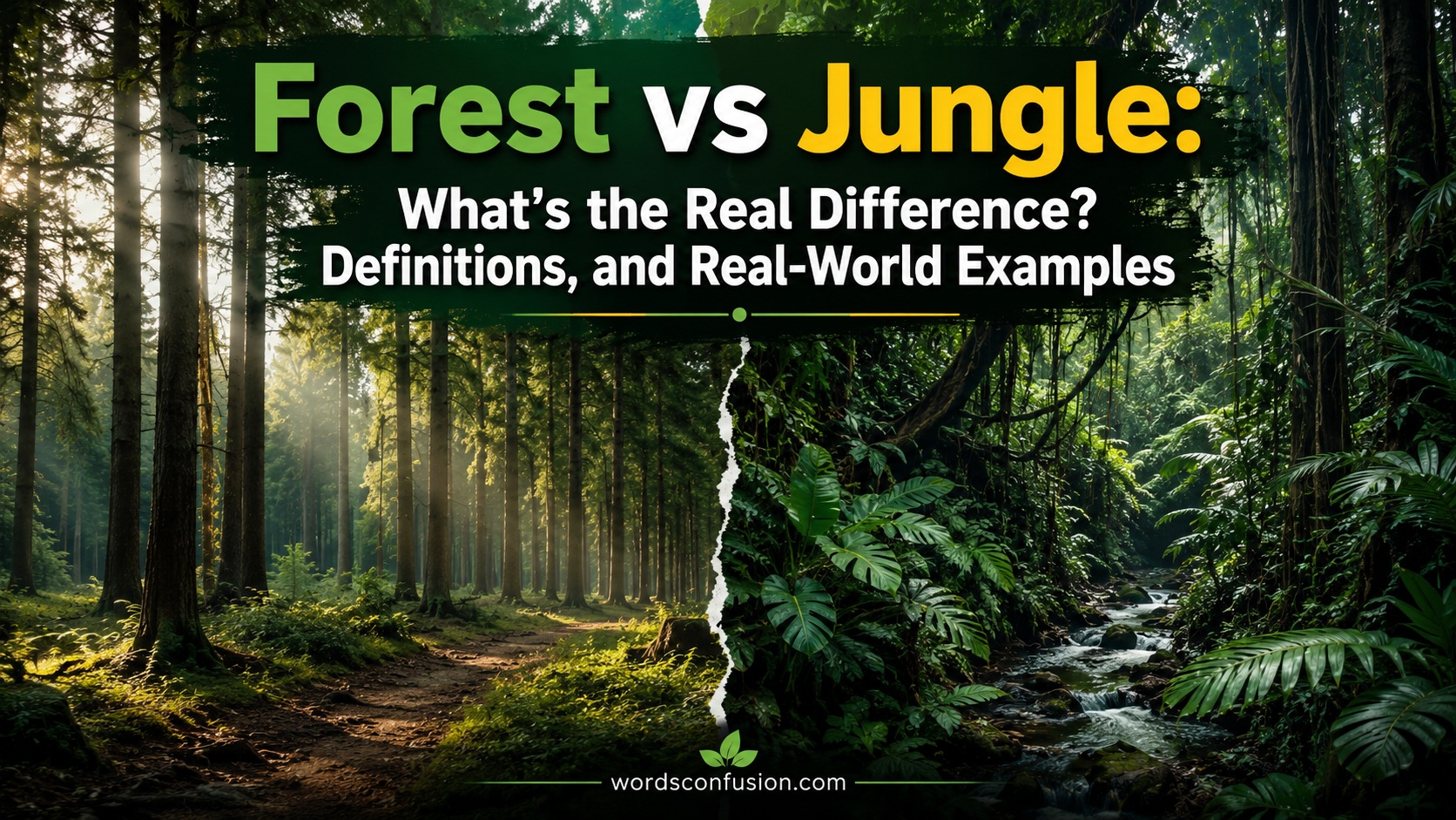 Forest vs Jungle
