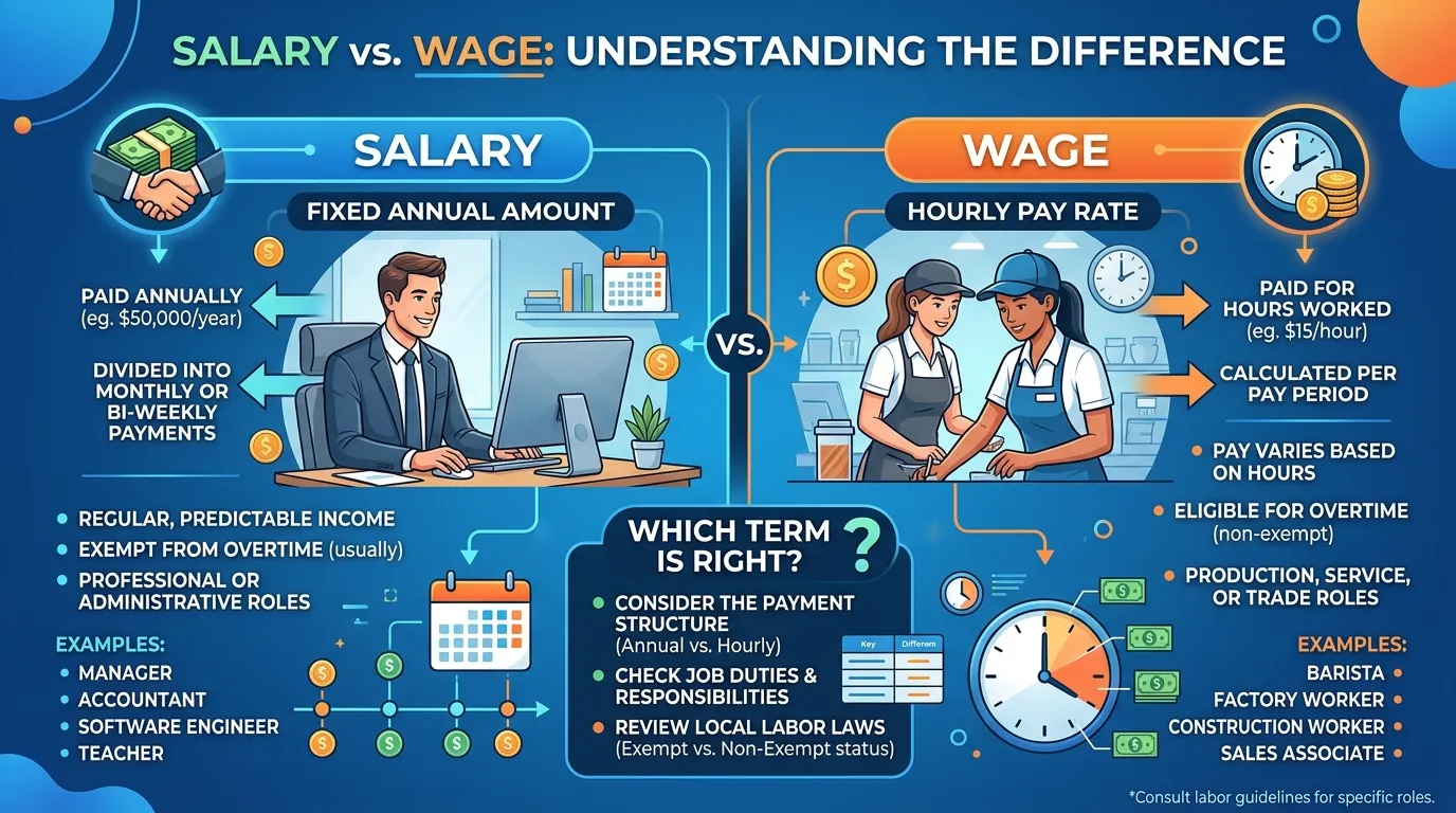 Salary vs Wage