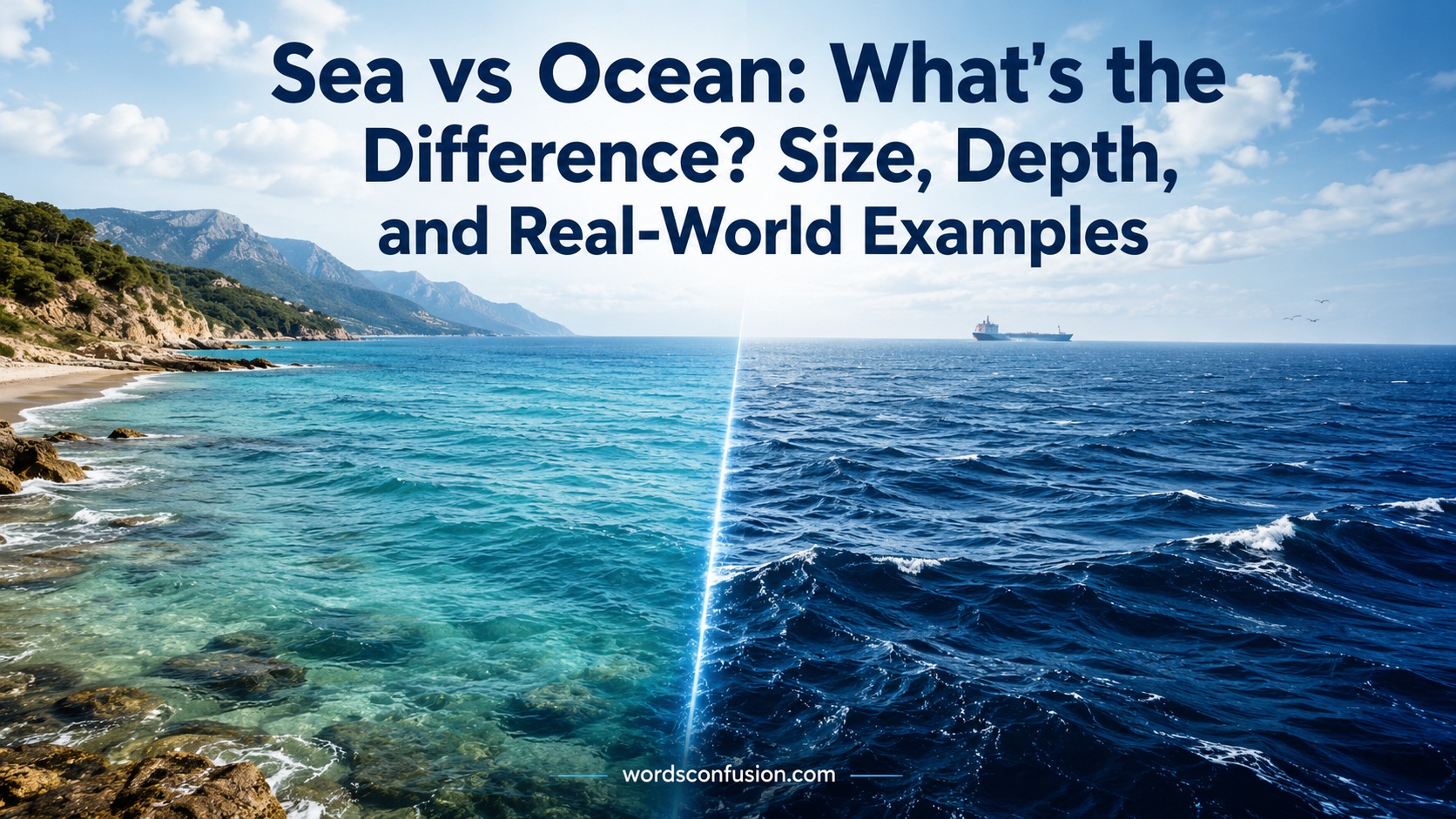 Sea vs Ocean