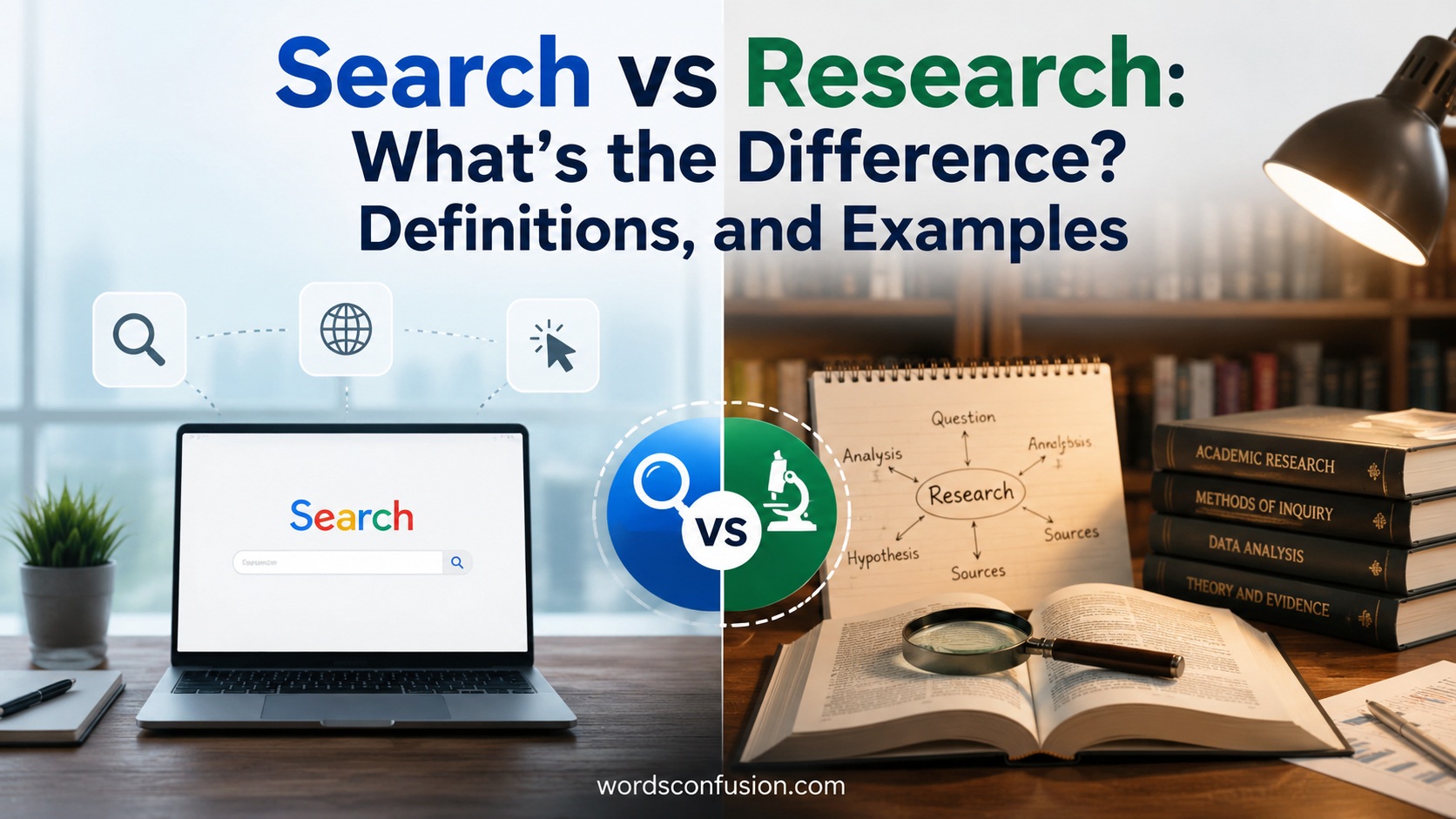 Search vs Research