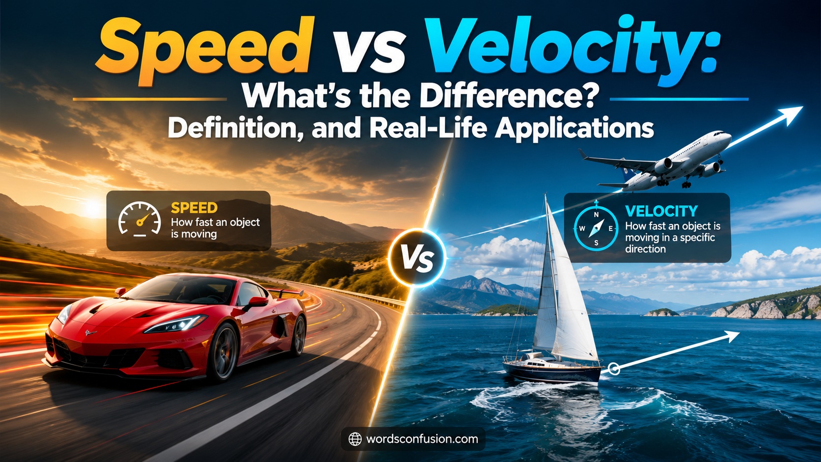 Speed vs Velocity