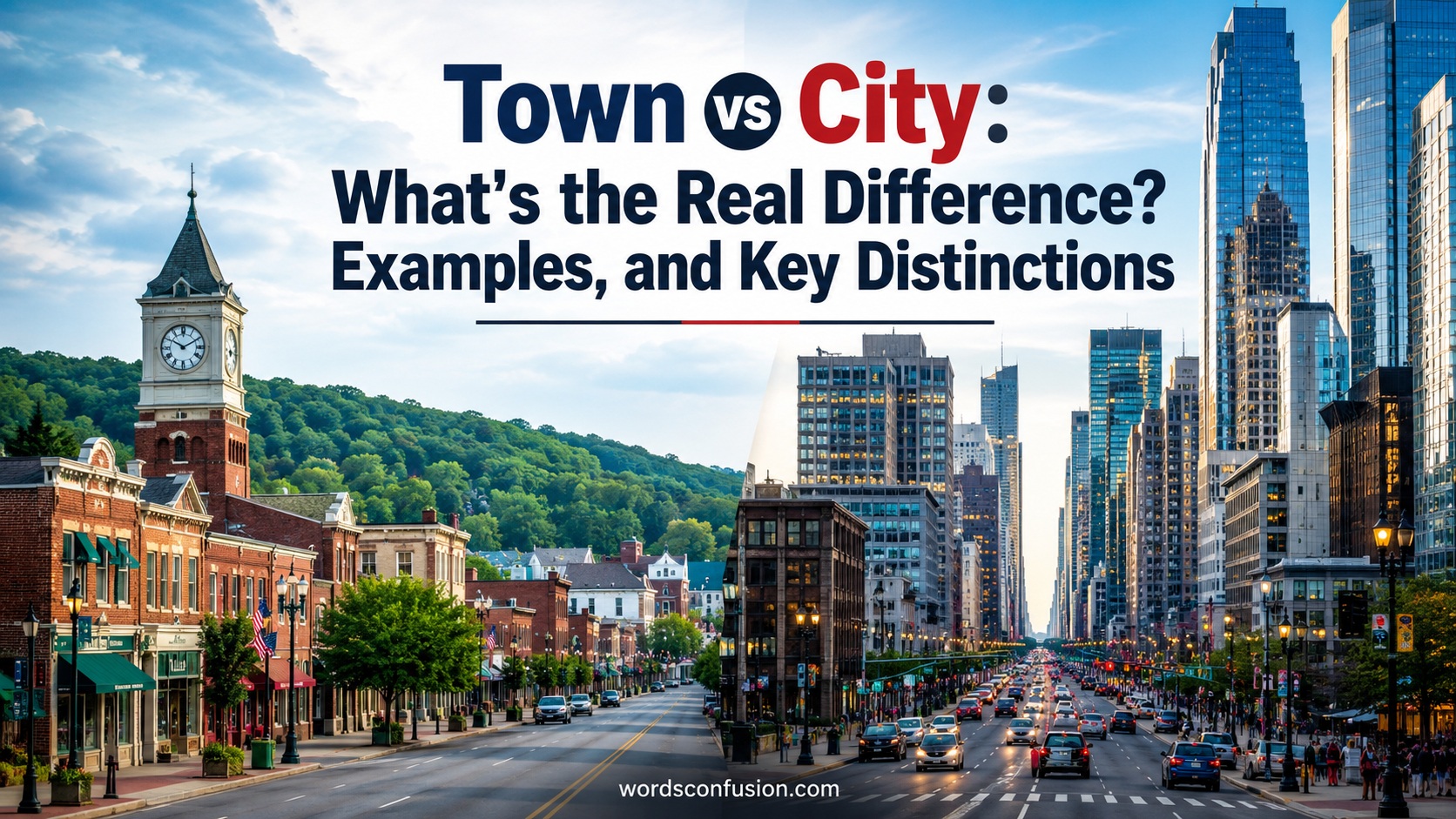 Town vs City