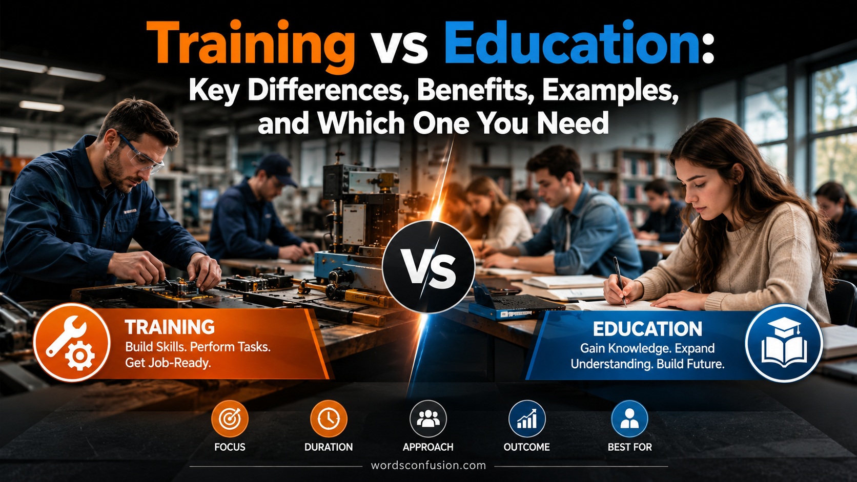 Training vs Education