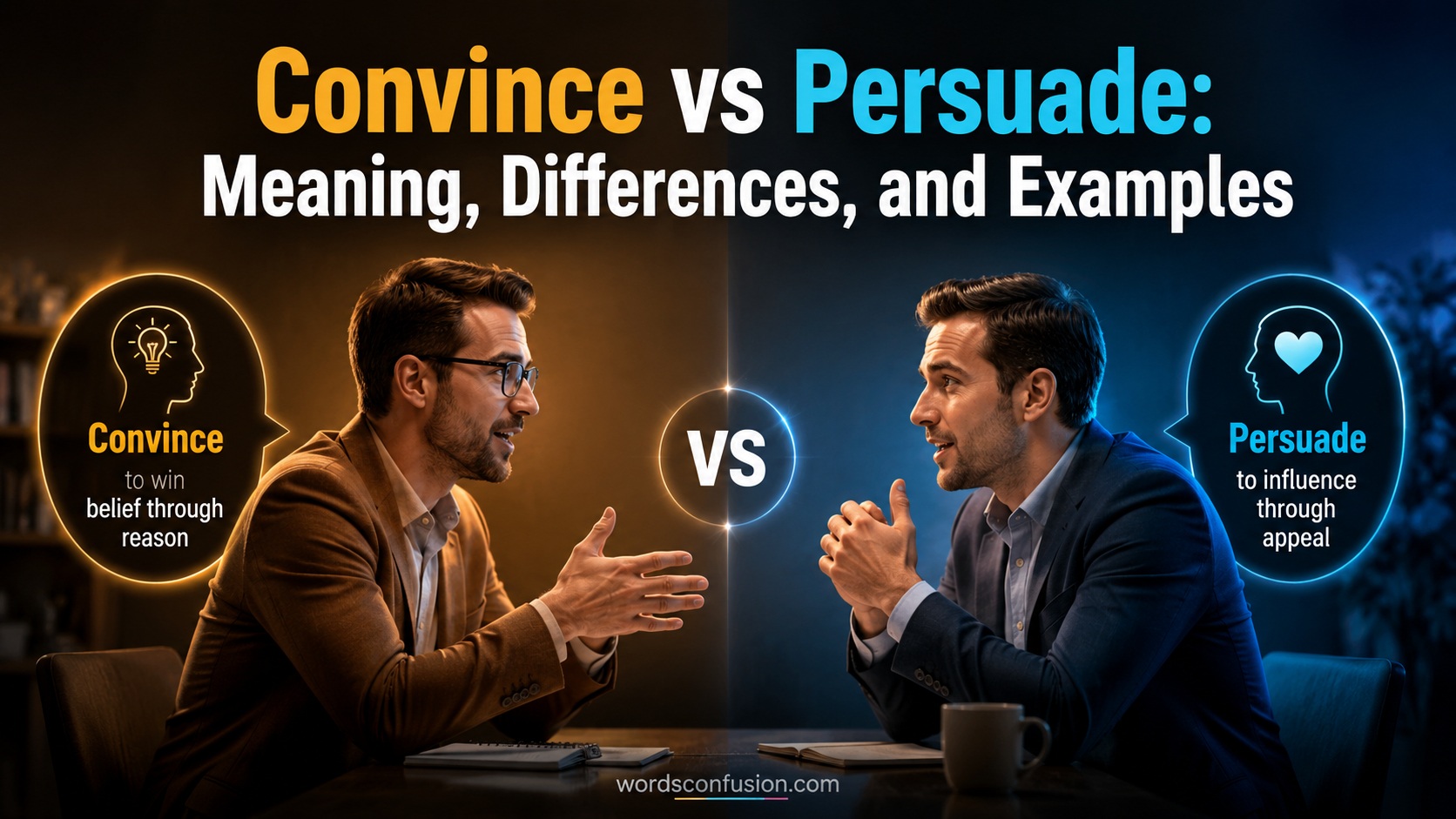 Convince vs Persuade