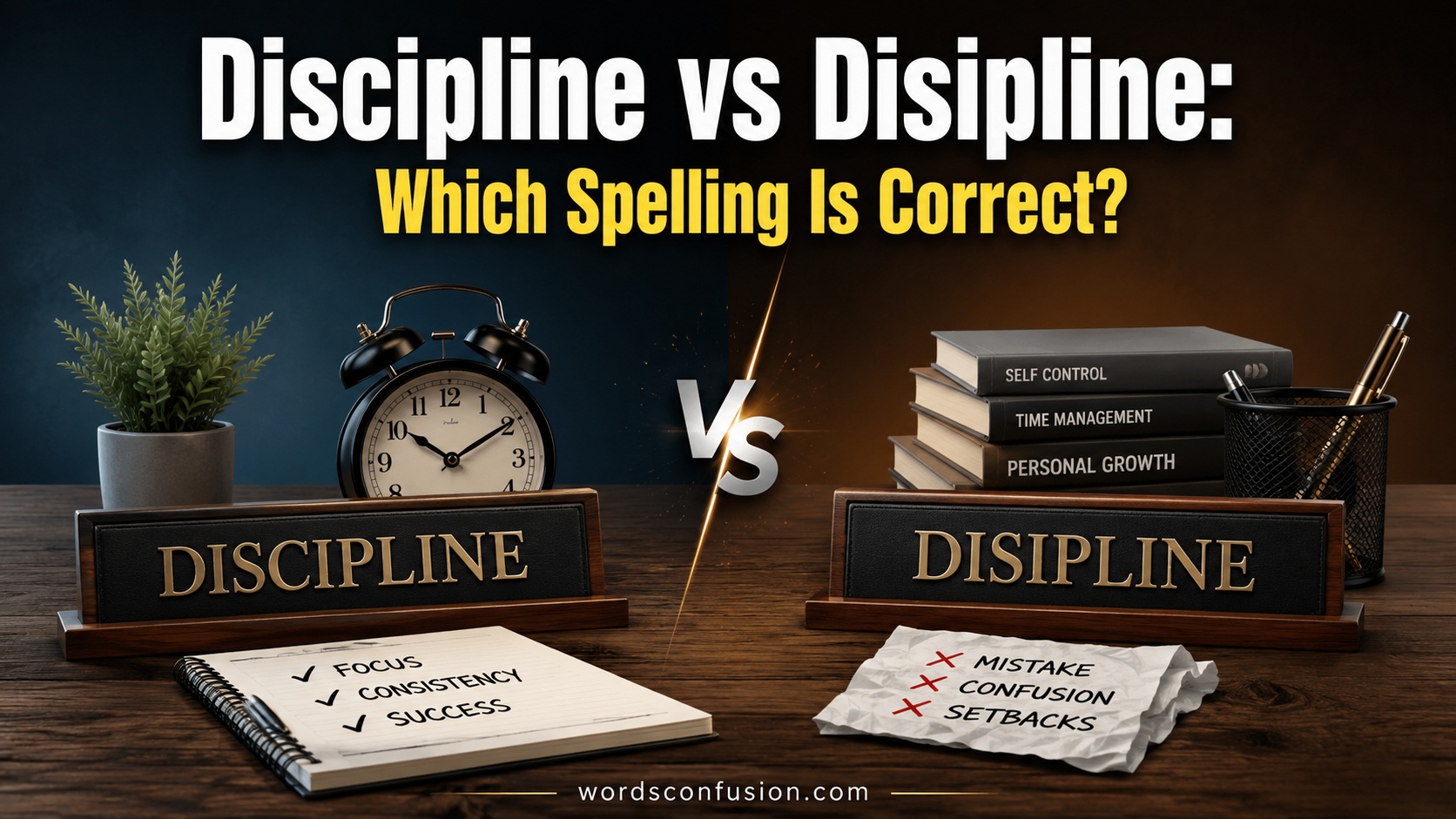 Discipline vs Disipline