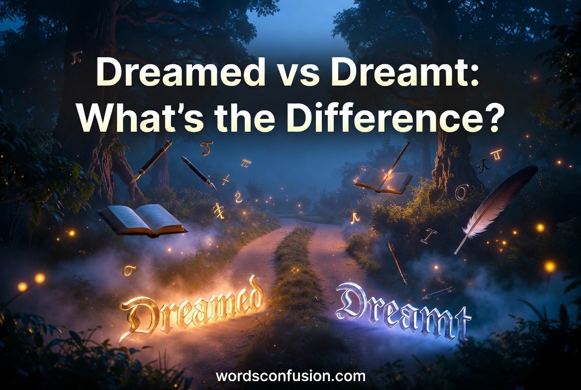 Dreamed vs Dreamt