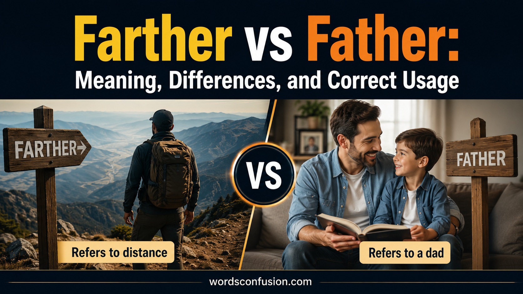 Farther vs Father