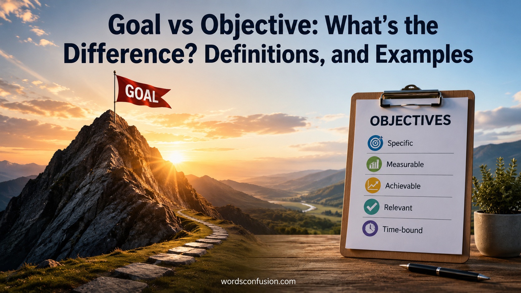 Goal vs Objective