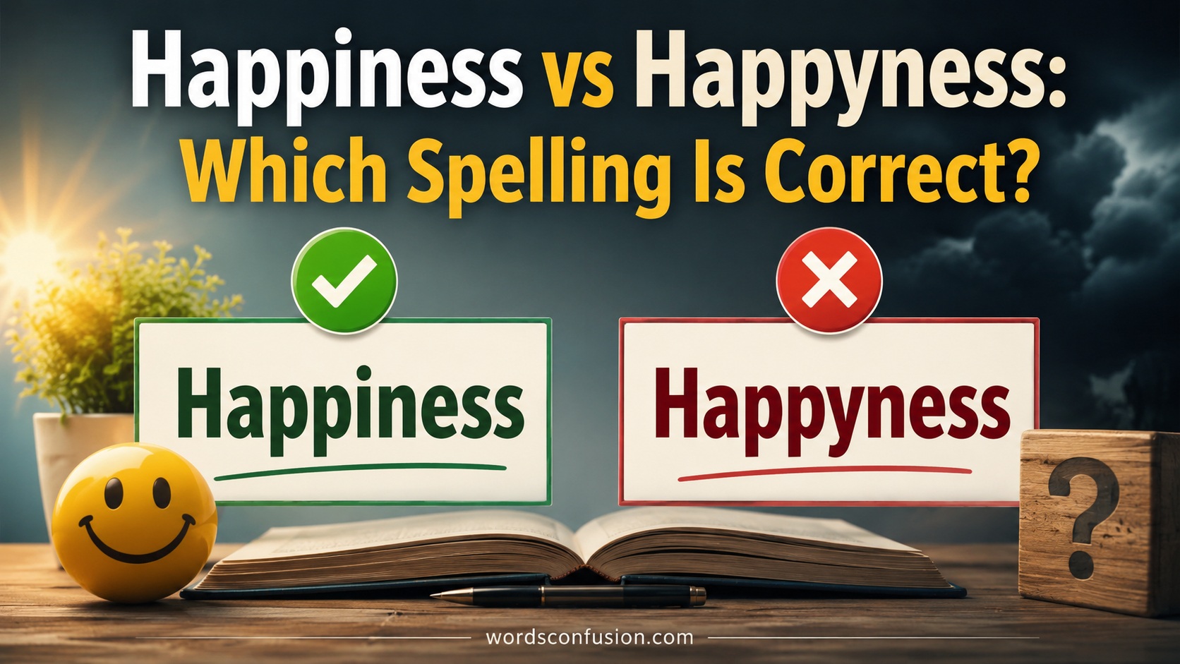 Happiness vs Happyness