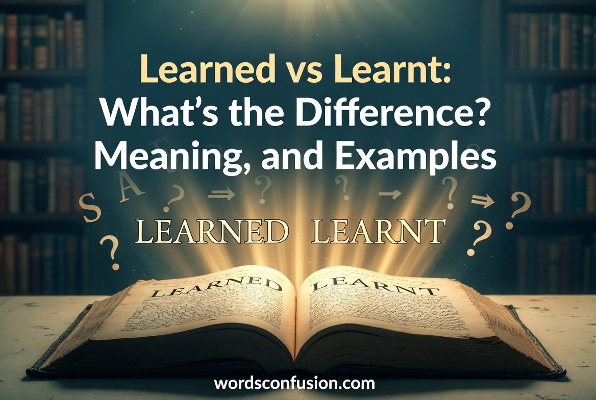 Learned vs Learnt