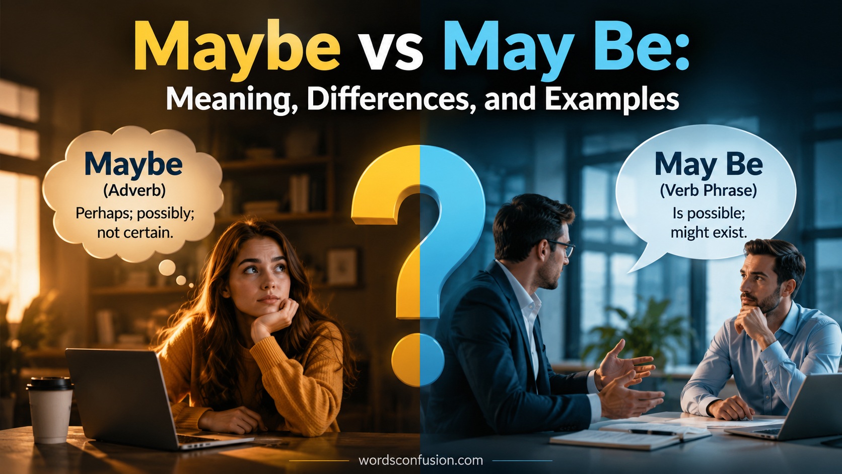 Maybe vs May Be