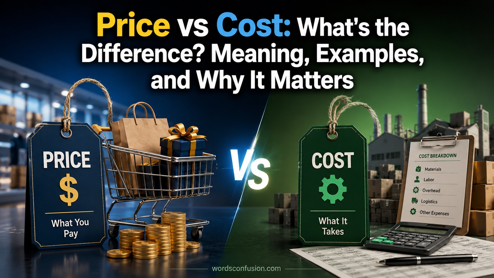 Price vs Cost