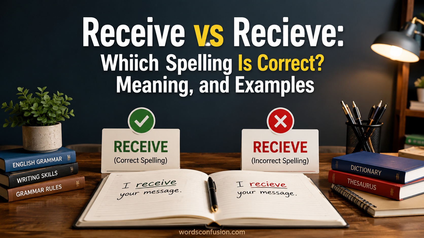 Receive vs Recieve