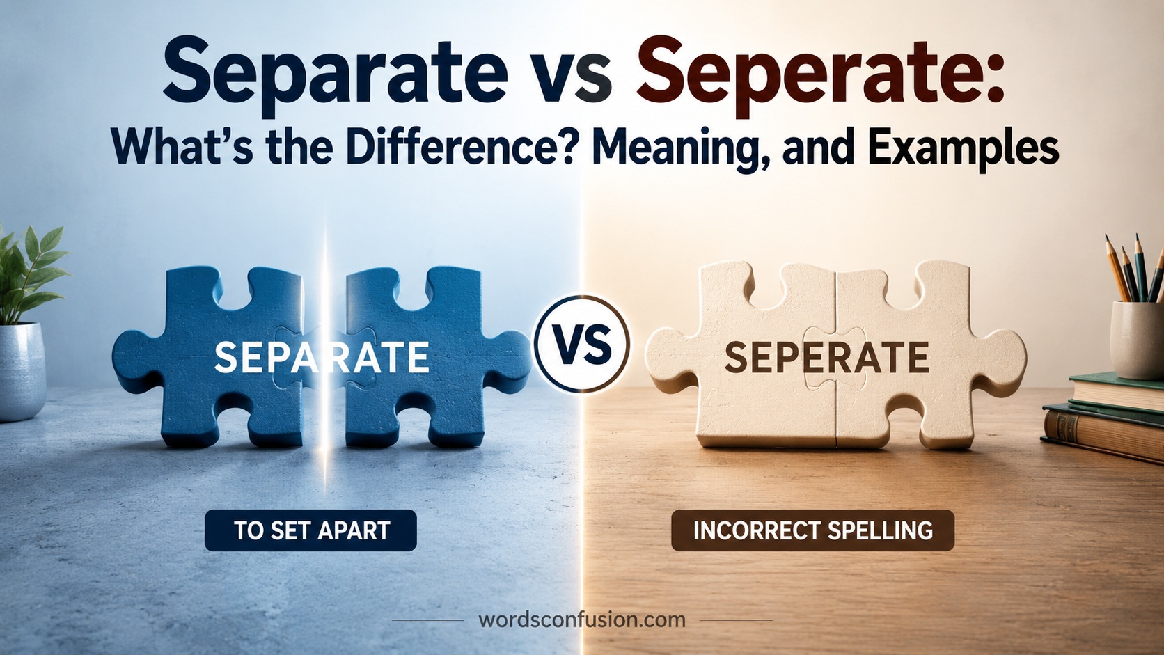 Separate vs Seperate