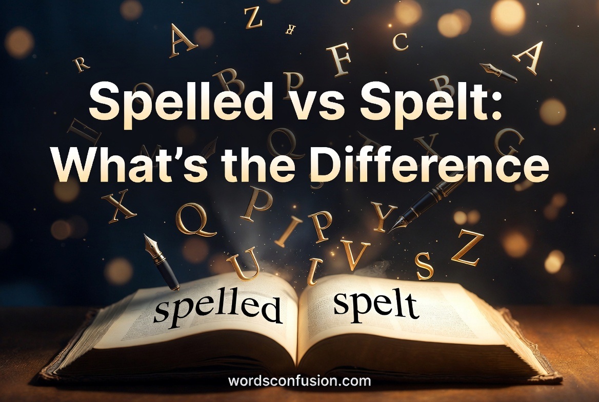 Spelled vs Spelt