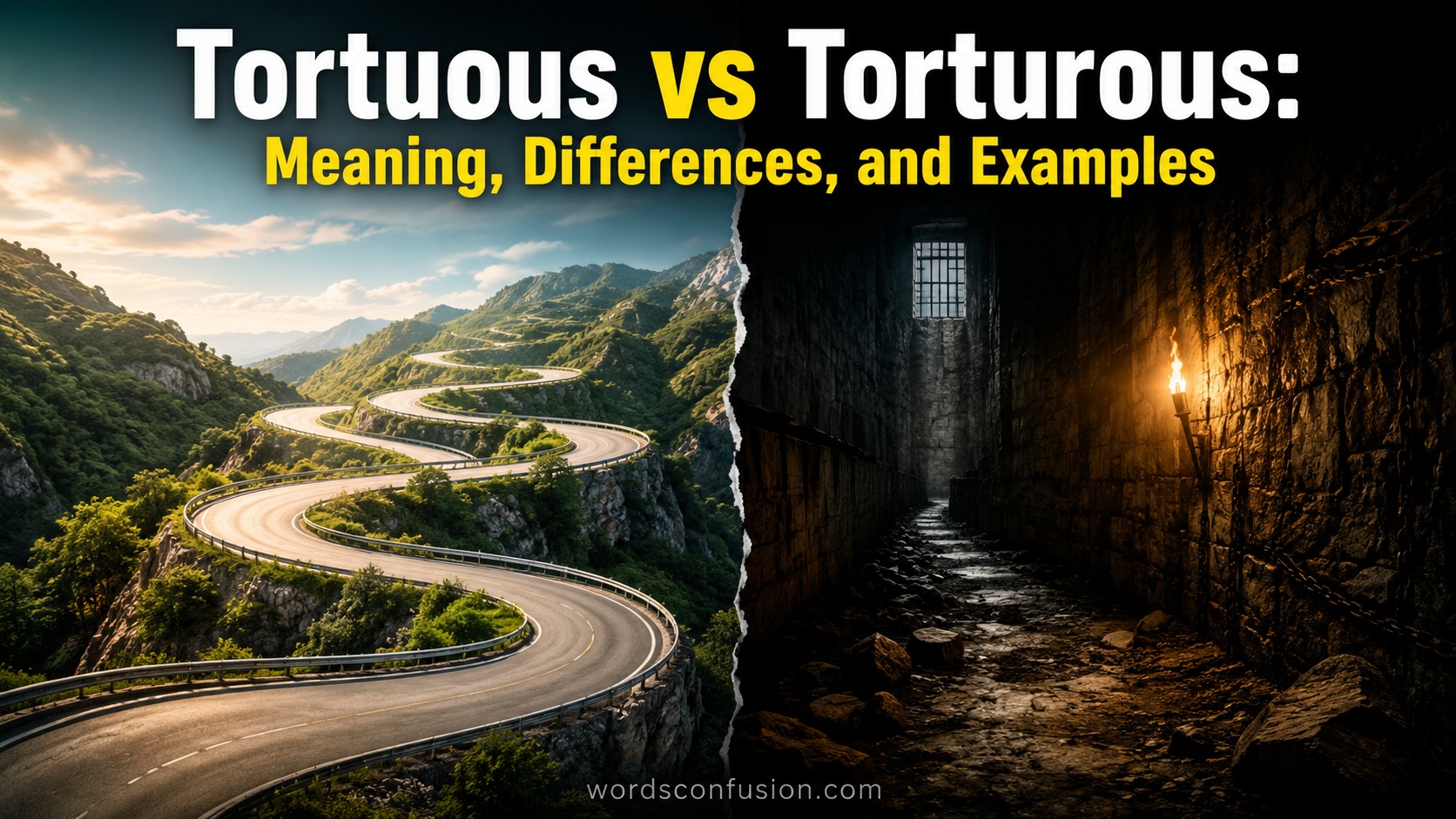 Tortuous vs Torturous