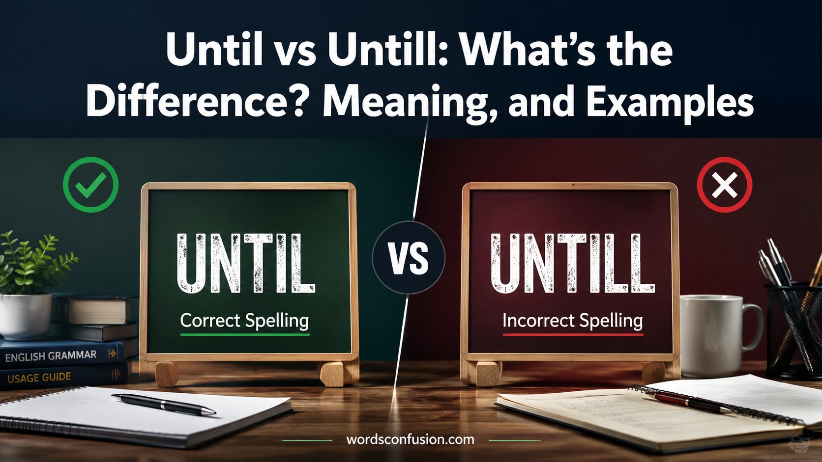 Until vs Untill