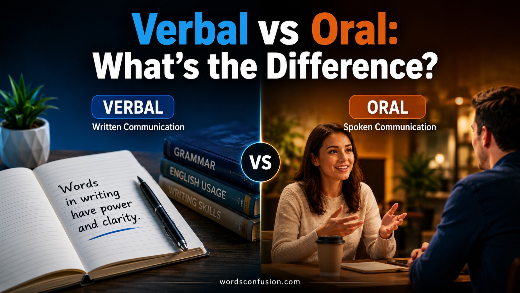 Verbal vs Oral