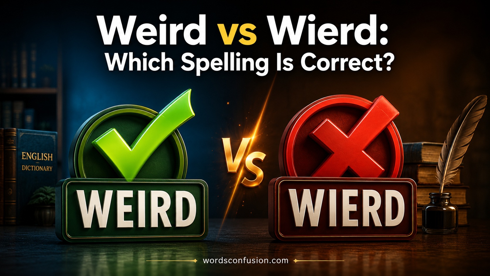 Weird vs Wierd