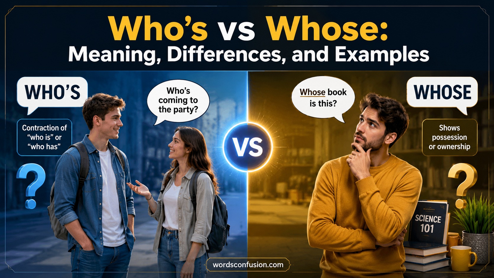 Who's vs Whose