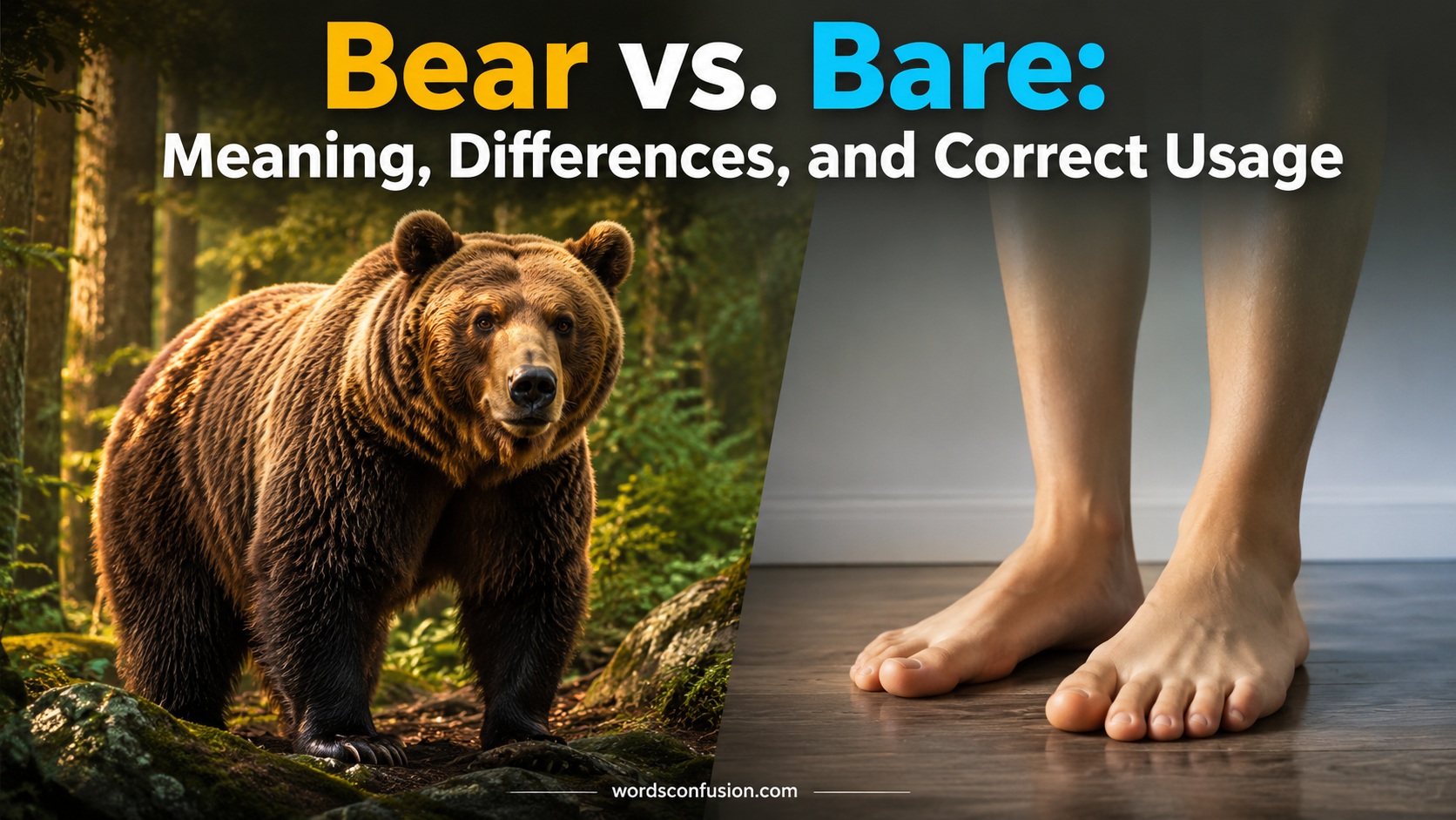 Bear vs. Bare