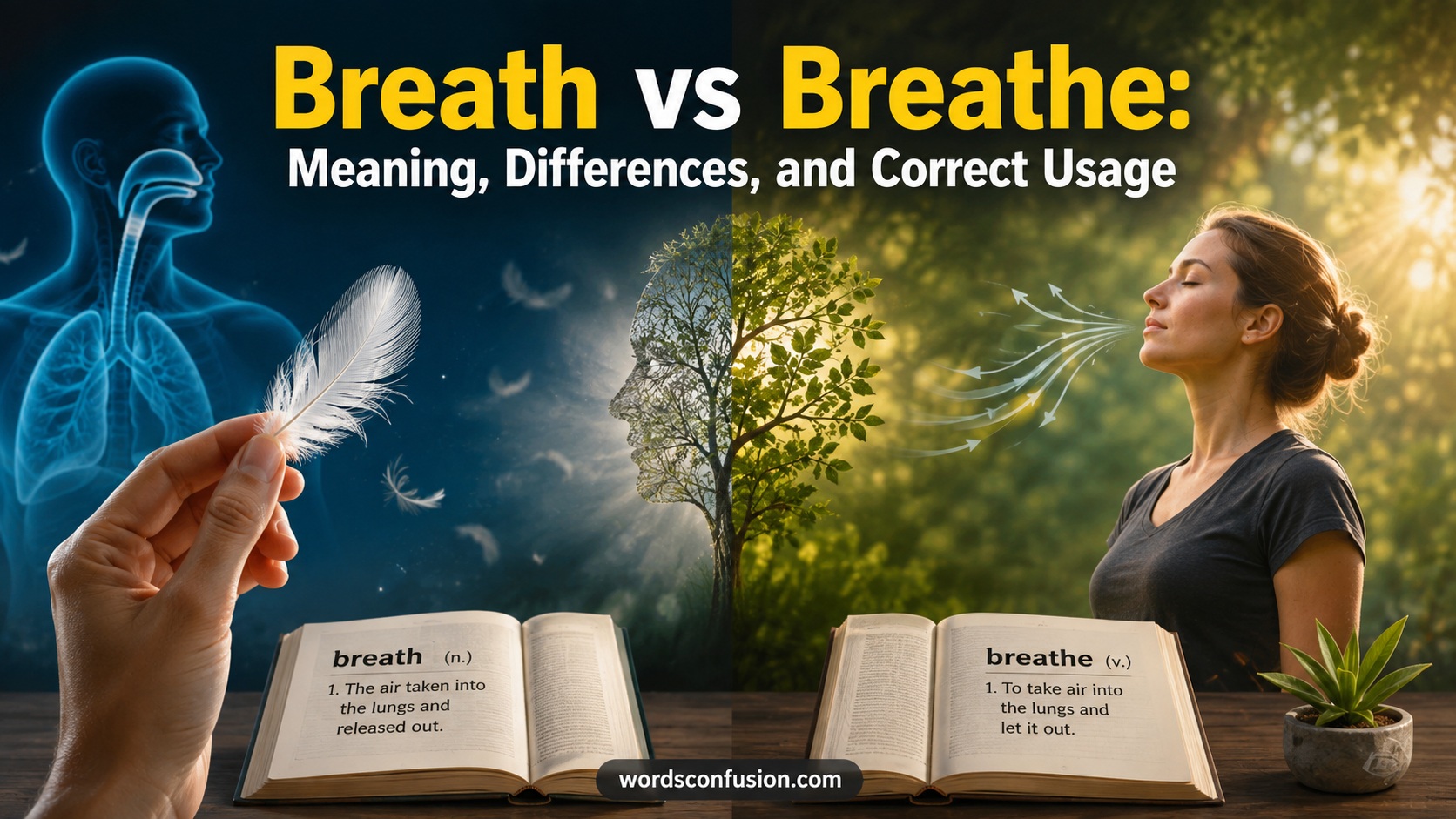 Breath vs Breathe
