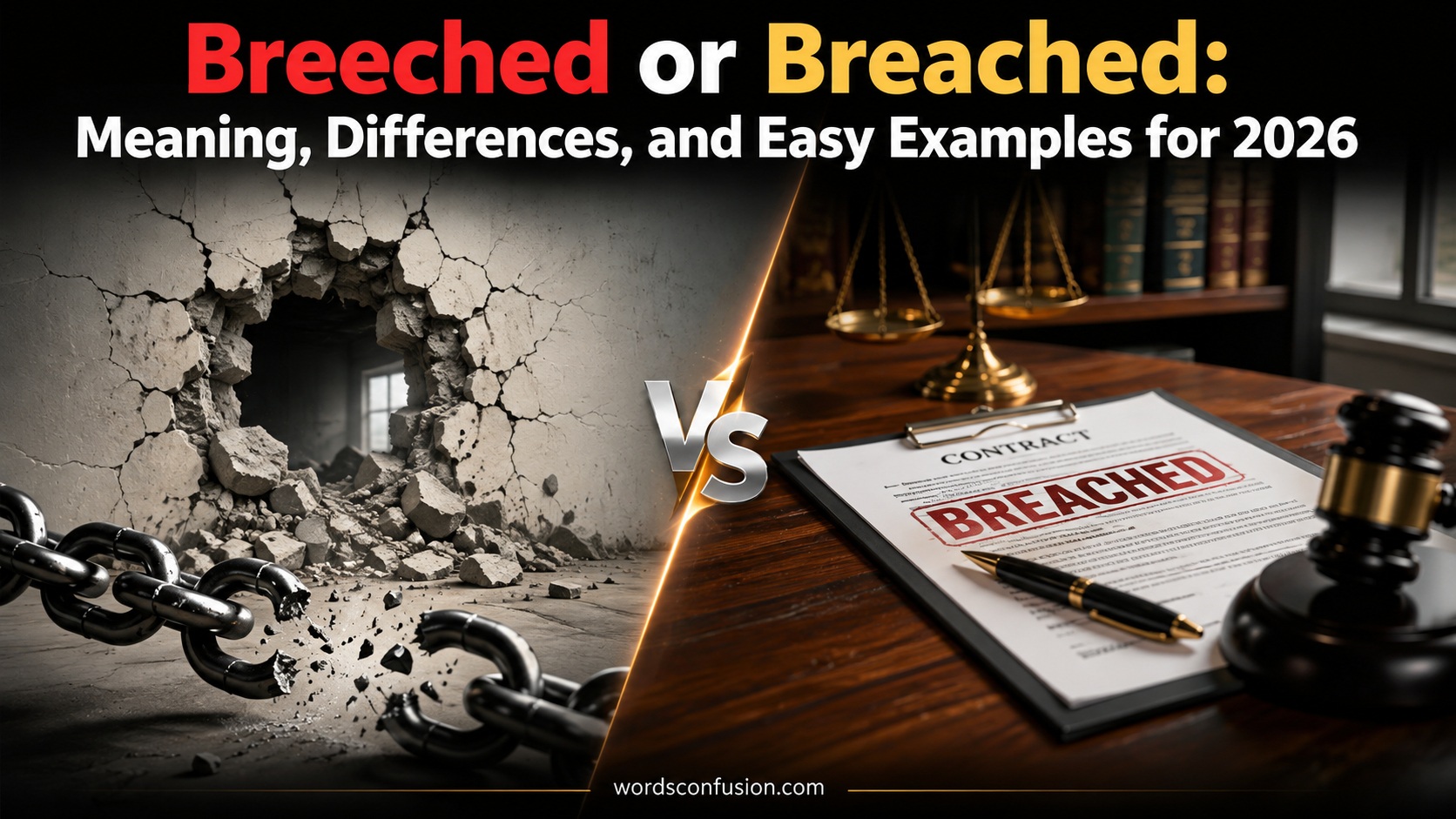 Breeched or Breached
