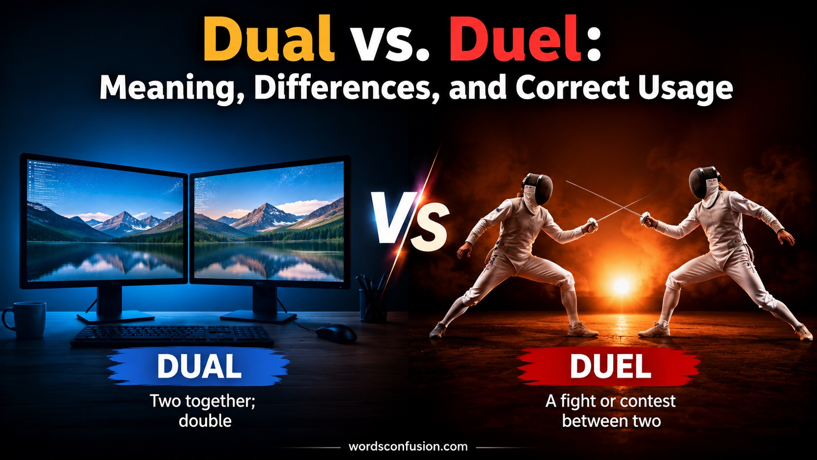 Dual vs. Duel