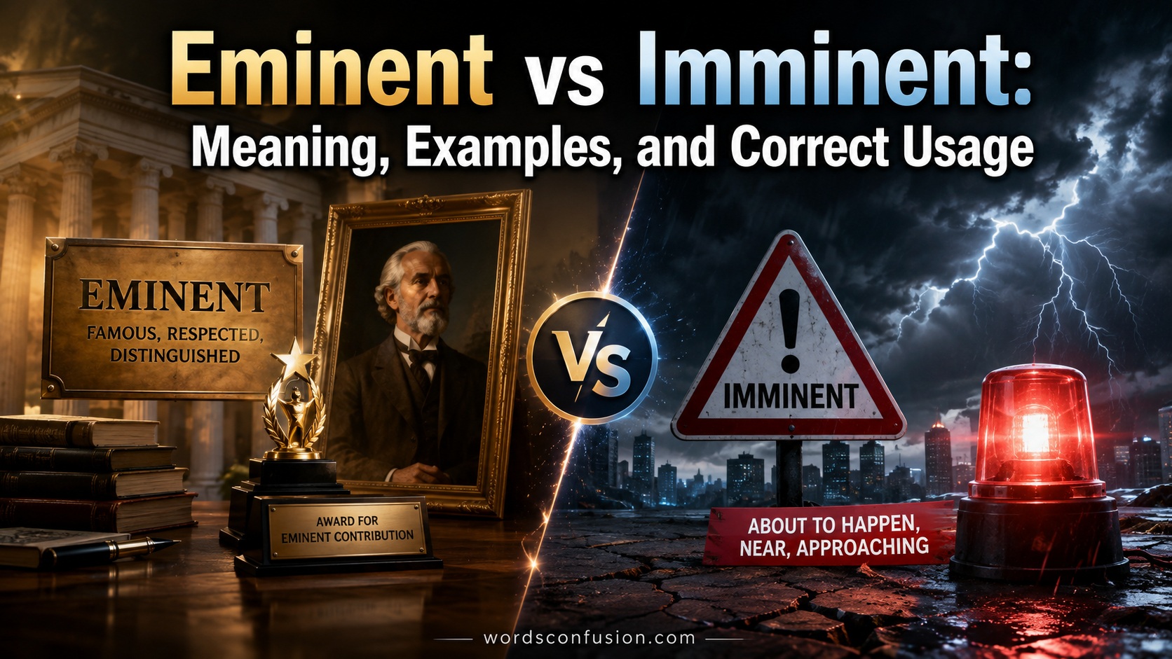 Eminent vs Imminent
