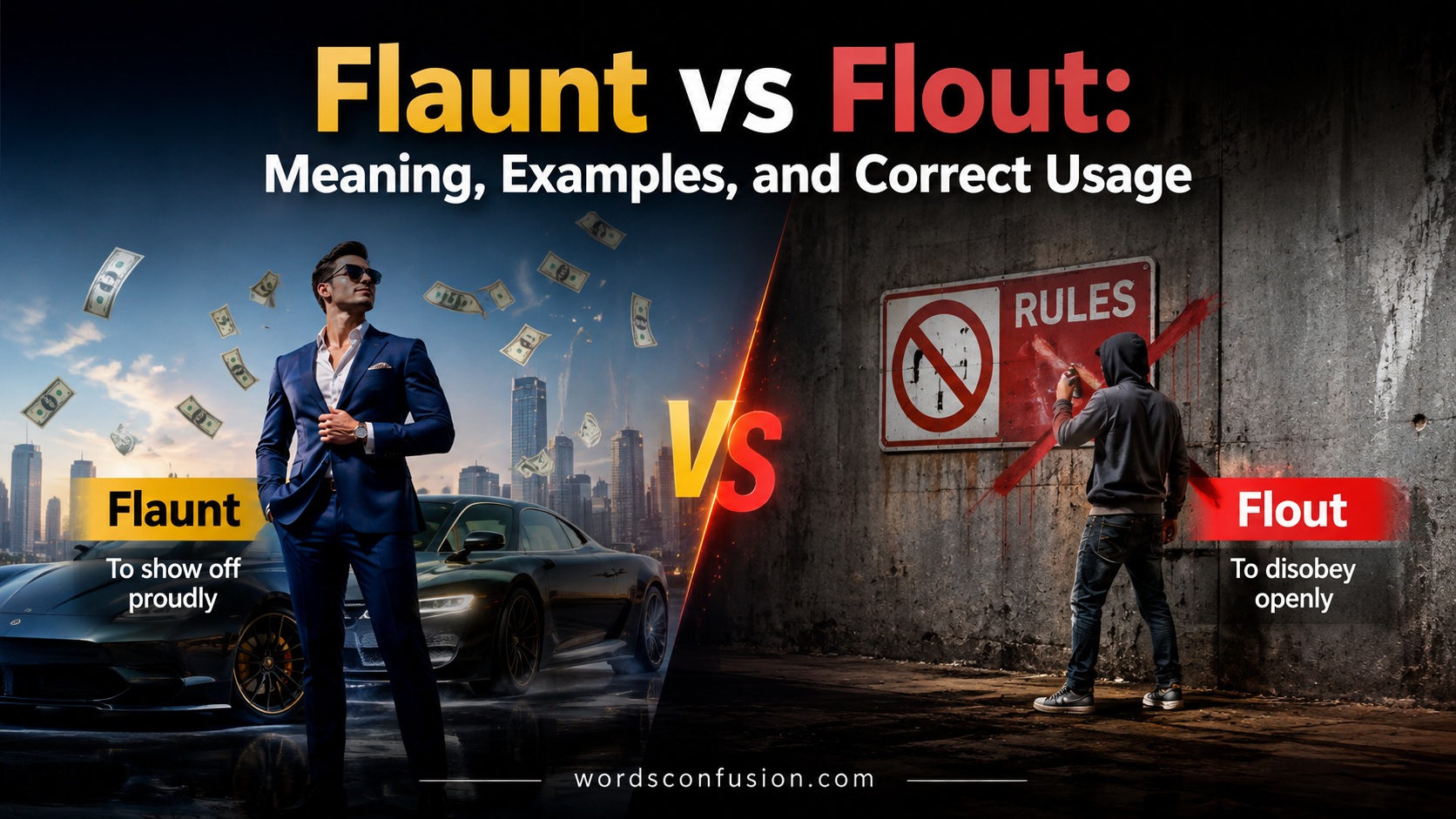 Flaunt vs Flout