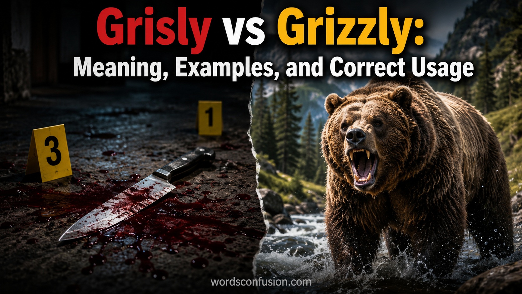 Grisly vs Grizzly