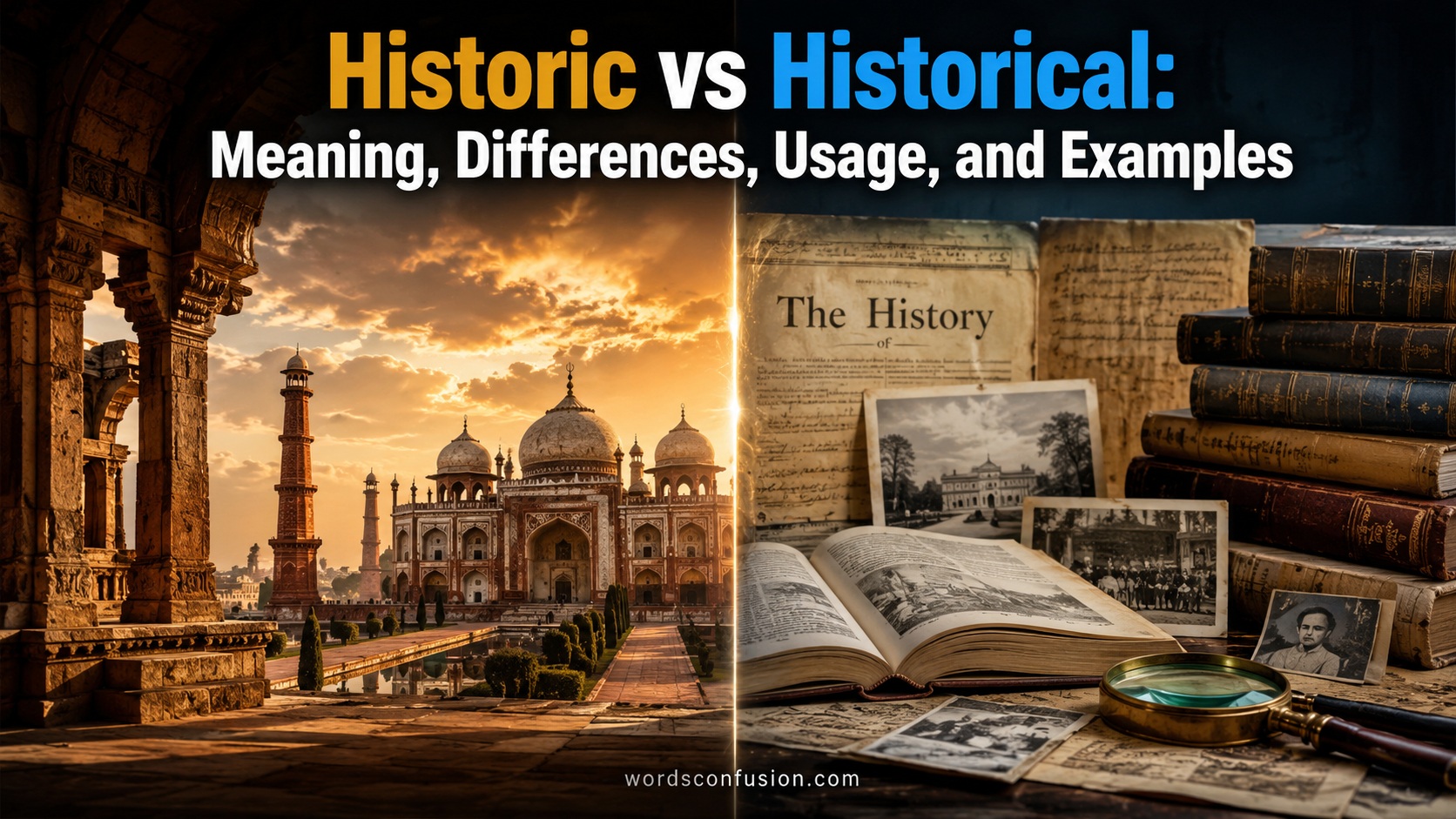 Historic vs Historical