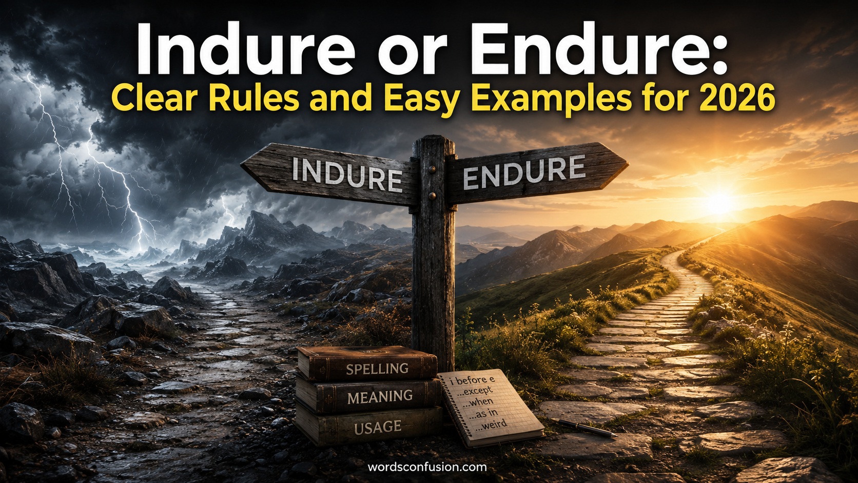 Indure or Endure