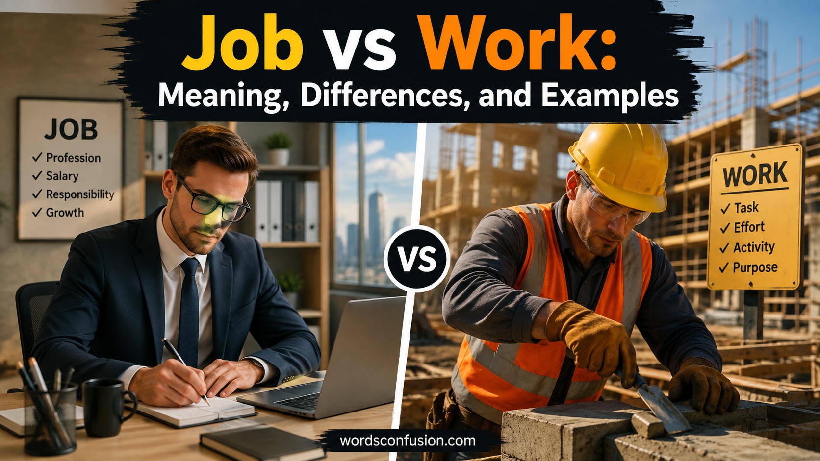 Job vs Work