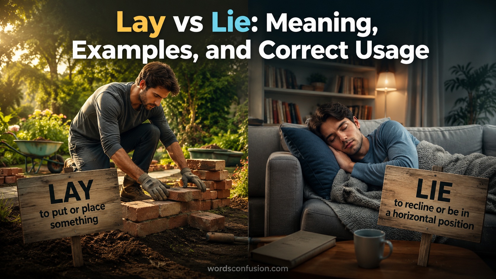 Lay vs Lie