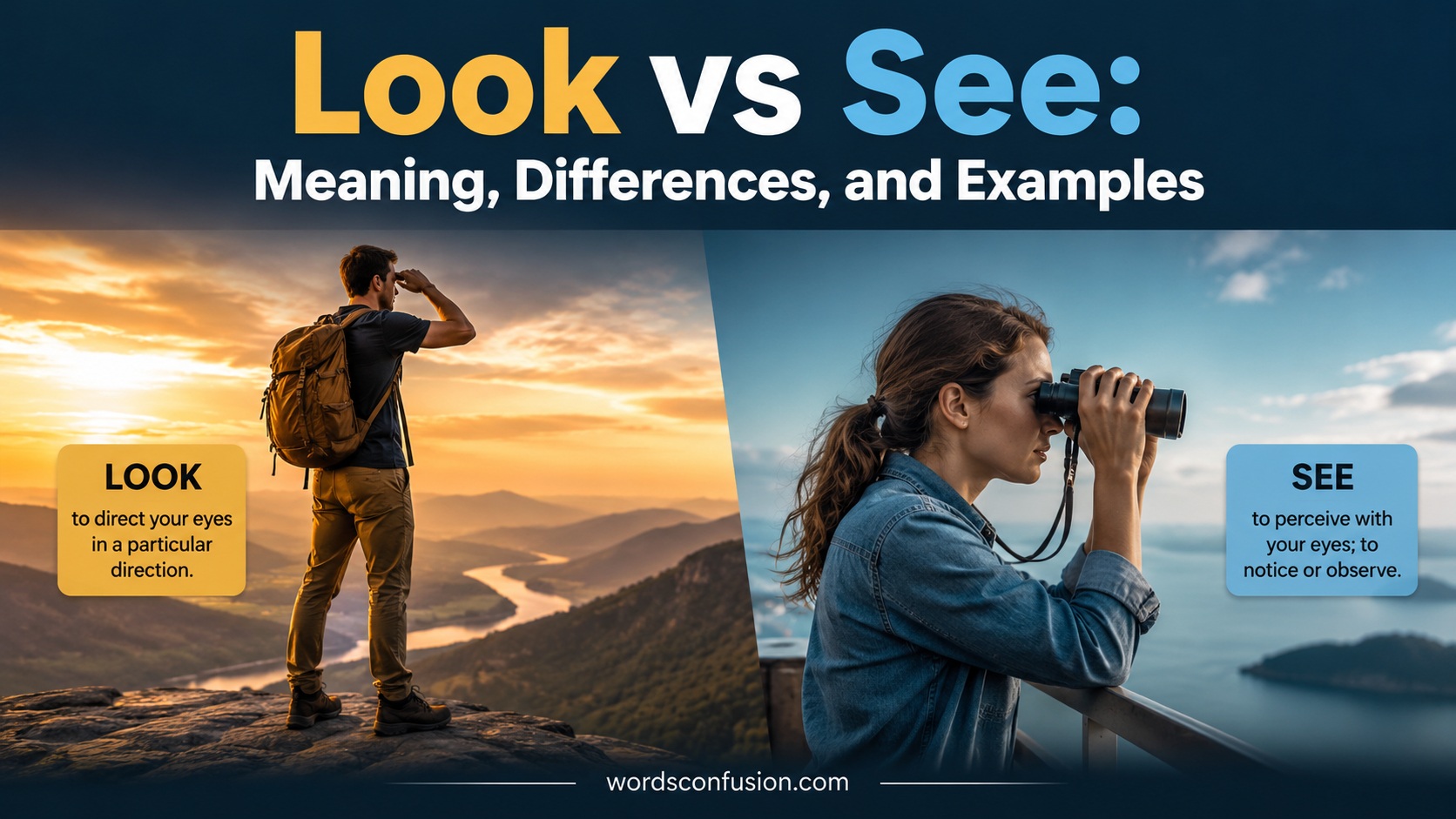 Look vs See
