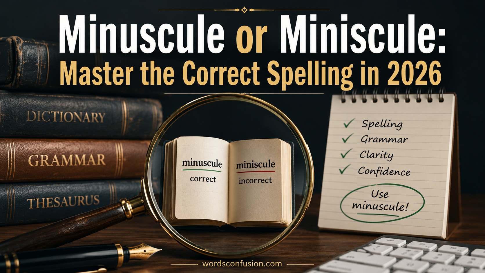 Minuscule or Miniscule