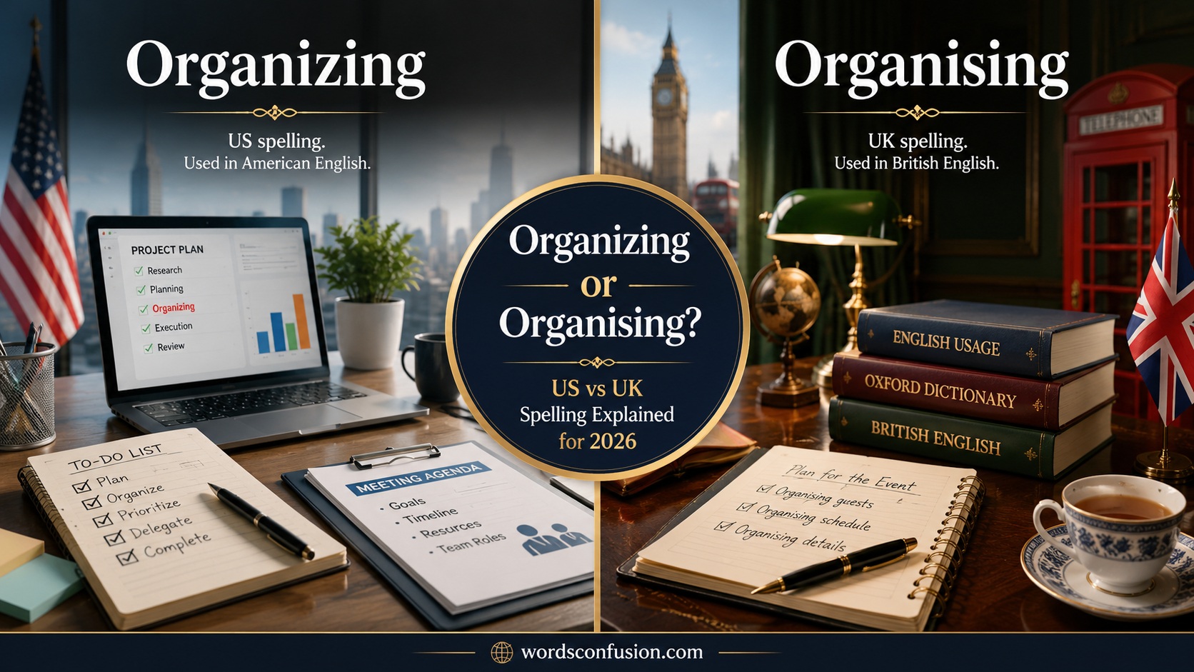 Organizing or Organising