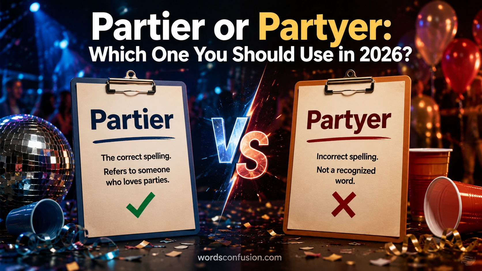 Partier or Partyer