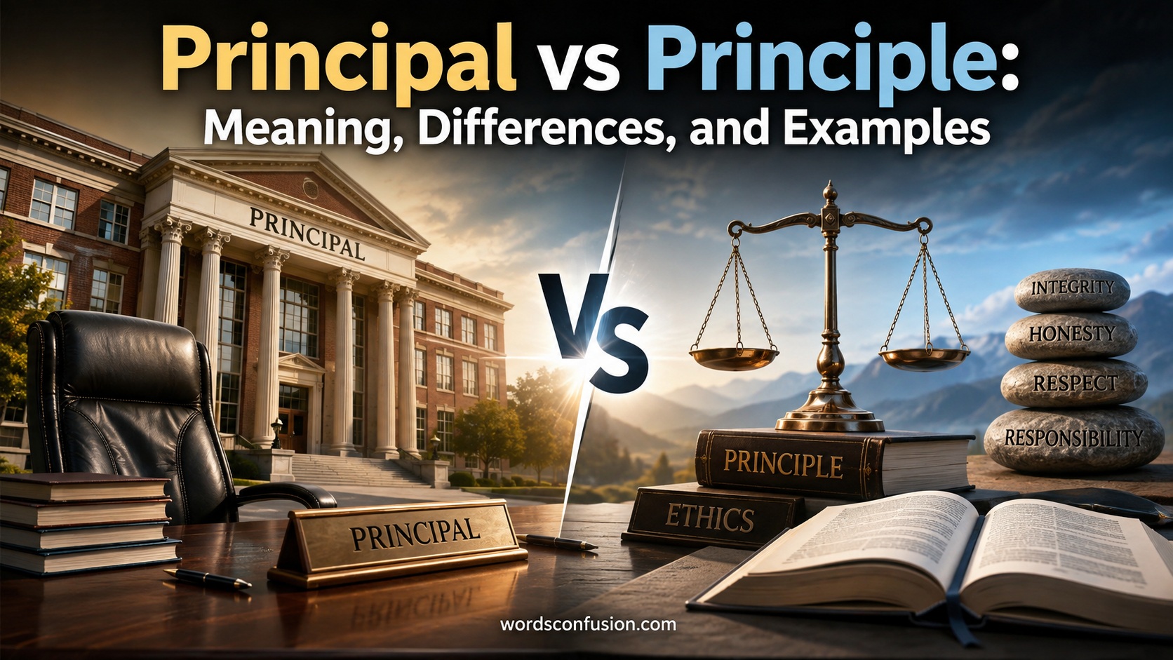 Principal vs Principle