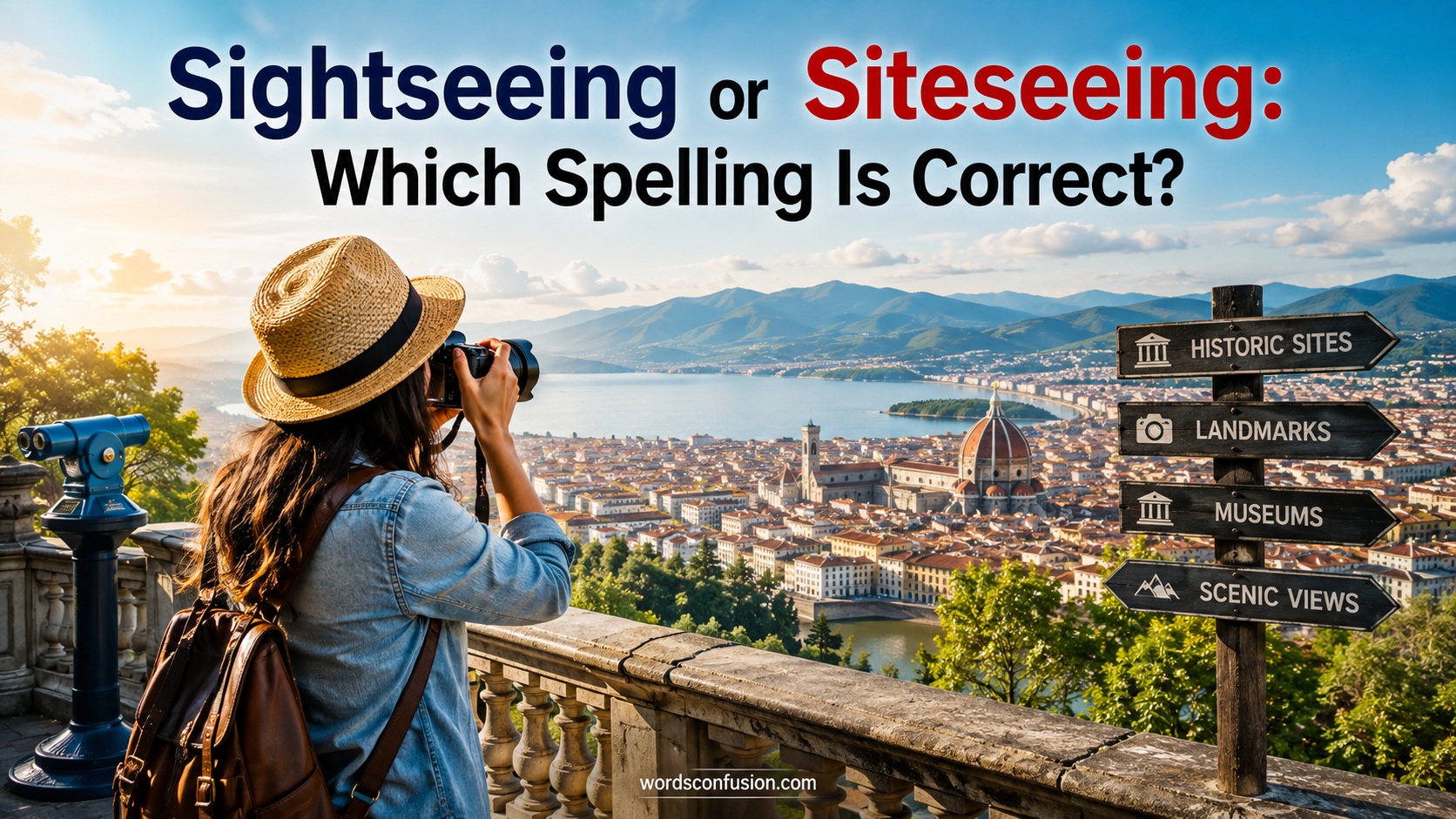 Sightseeing or Siteseeing