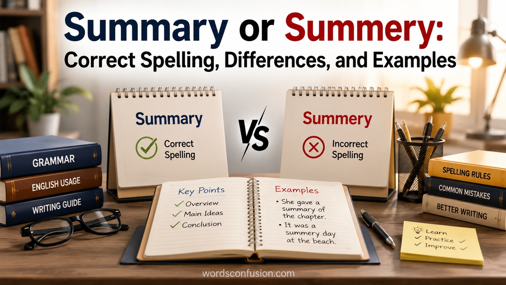 Summary or Summery