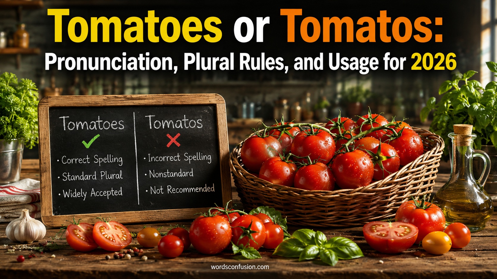 Tomatoes or Tomatos