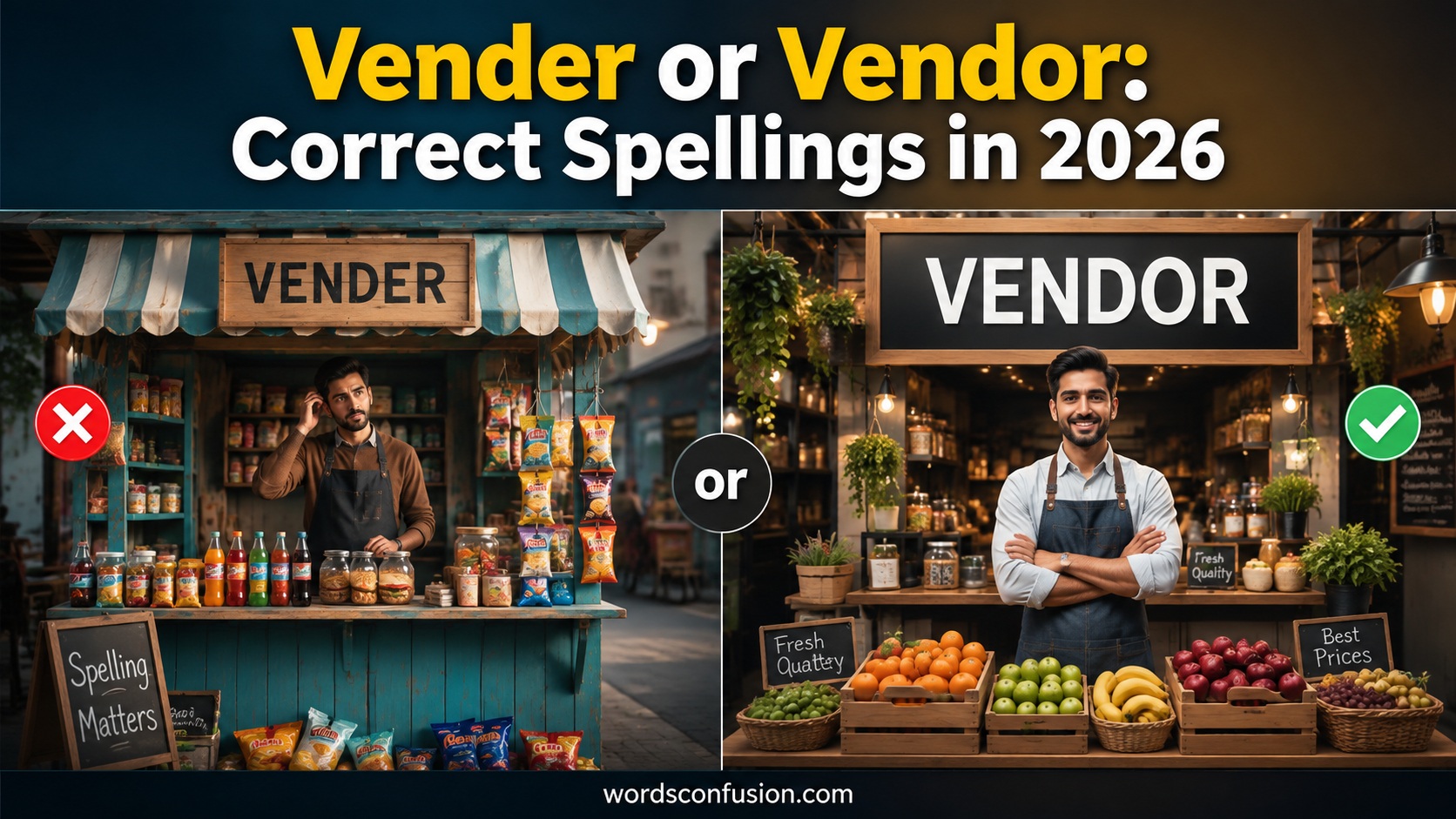 Vender or Vendor