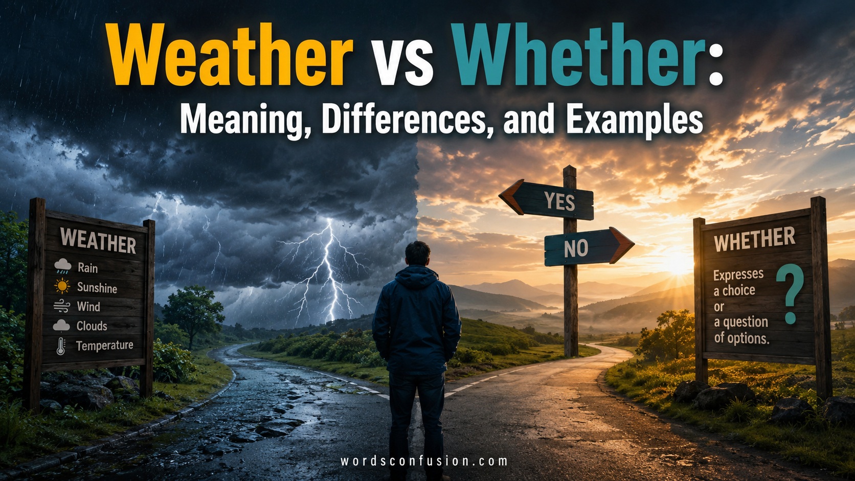 Weather vs Whether