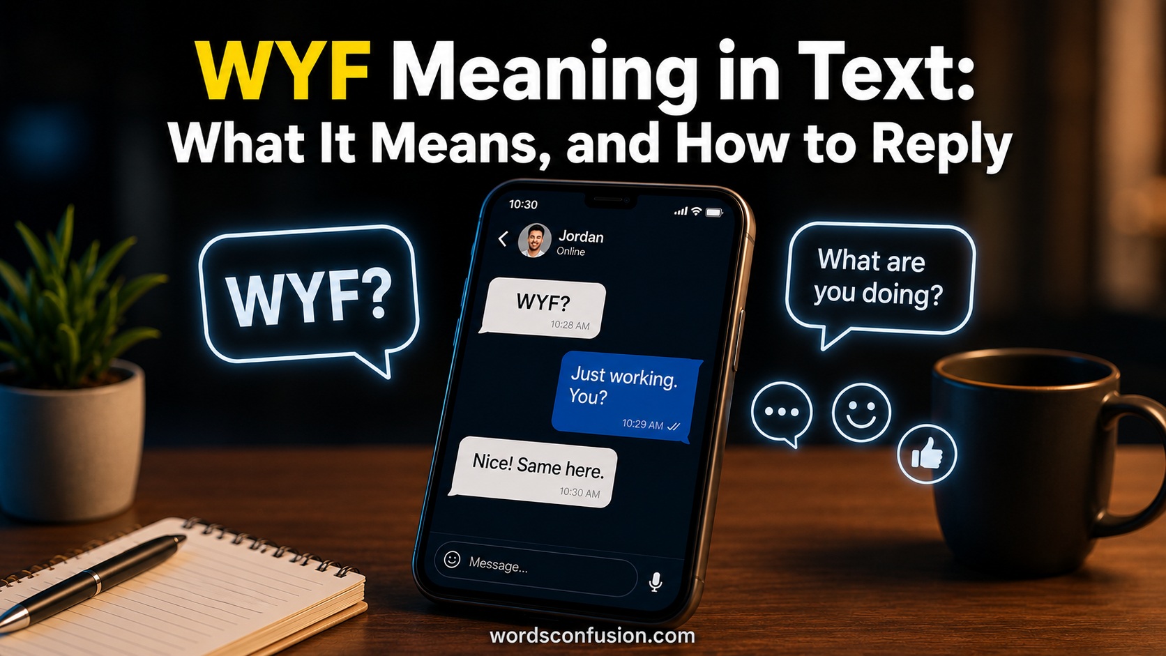 WYF Meaning in Text